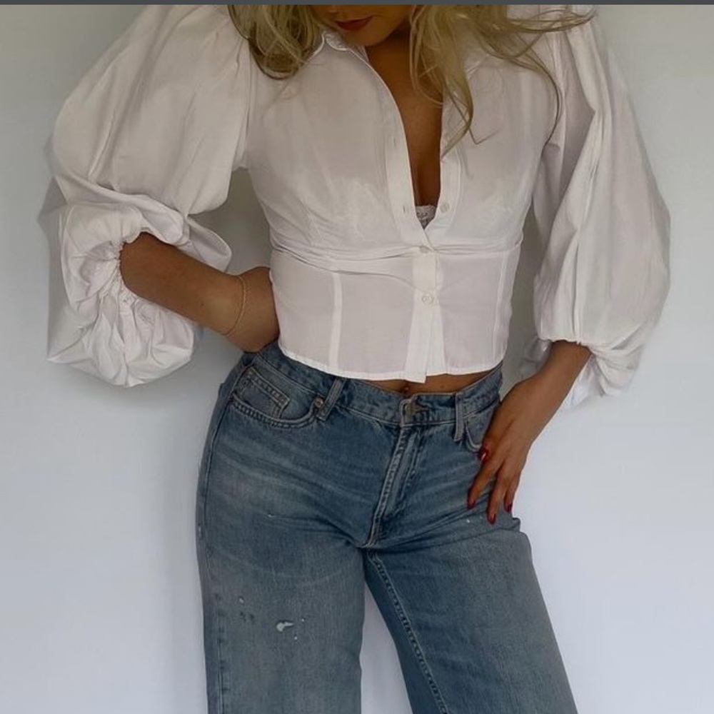 Boohoo Corset-style Button-down Shirt